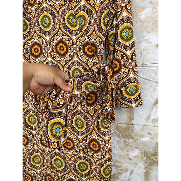 Camicettasnob wrap multicolored dress size 42/8 - Picture 8 of 12